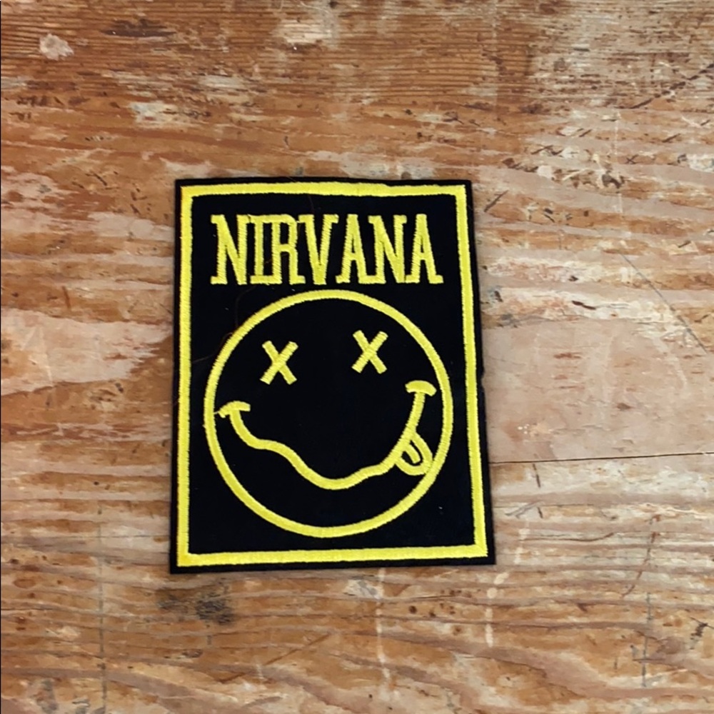 Nirvana iron on patch